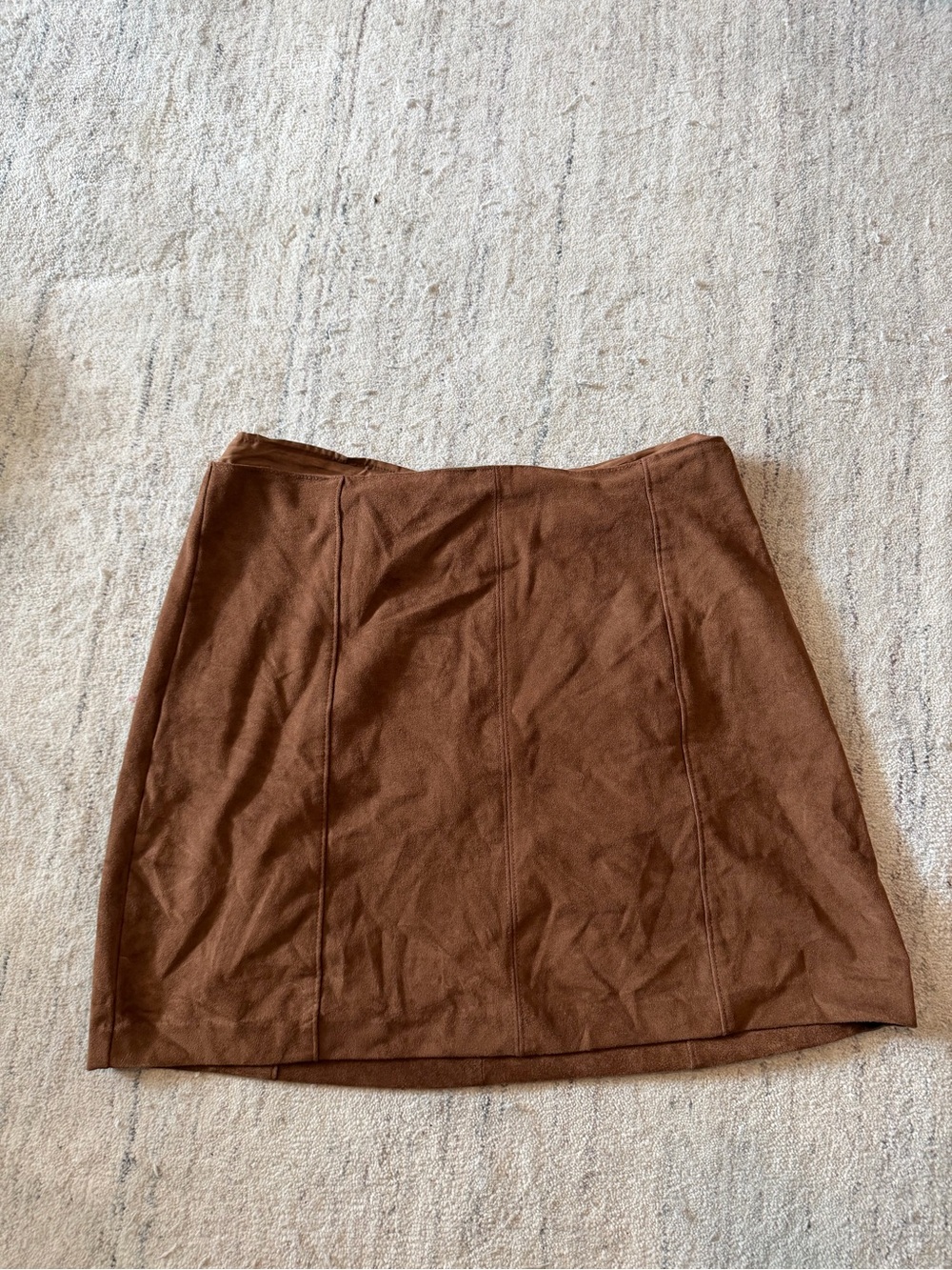 Suede Abercrombie Women's A-Line Mini Skirt